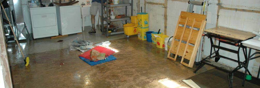 Flooded garages