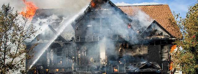 house on fire