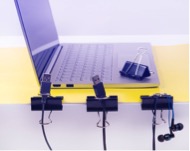 organize wires and cords with clips